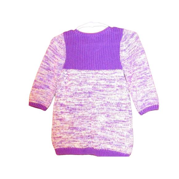 Old Navy Infant Girl’s Sweater Dress, Lavender, Pockets, Size 6-12 Months - Picture 2 of 2